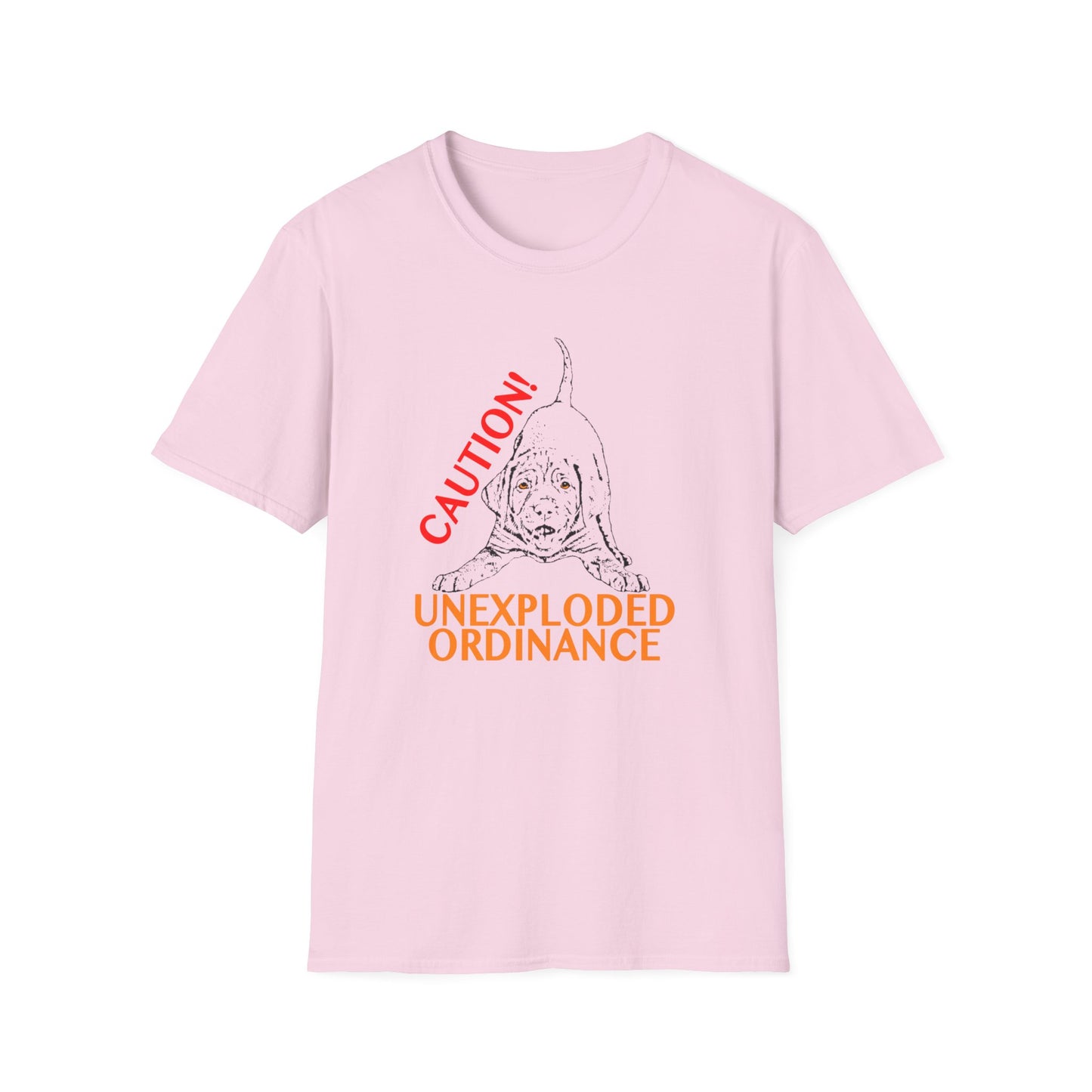 Vizsla Puppy 'Caution! Unexploded Ordinance' T-Shirt