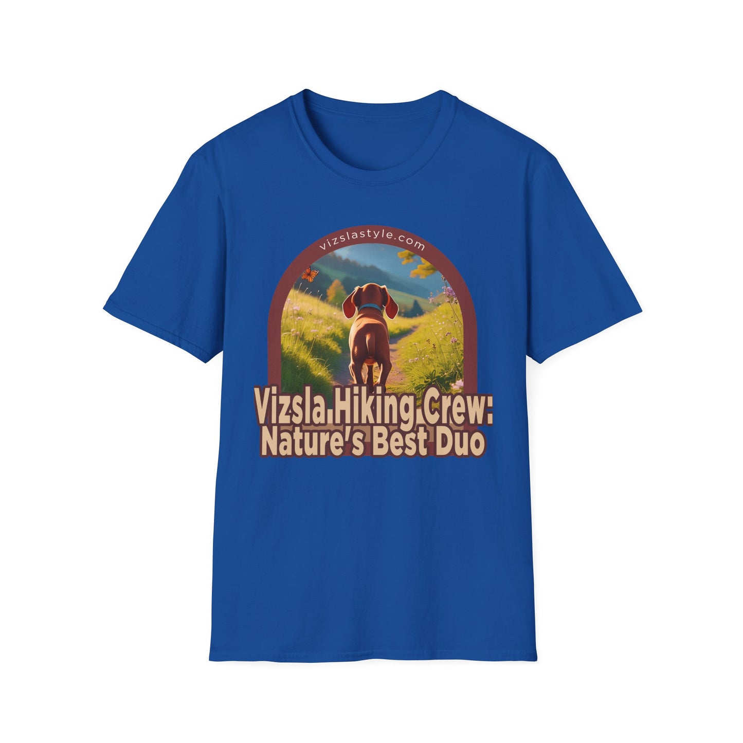 Vizsla Hiking Crew: Nature's Best Duo Puppy t-shirt