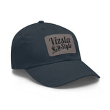 Vizsla Style Leather Patch Dad Hat, Custom Dog Hat, Pet Lover Gift, Outdoor Cap, Adjustable Baseball Hat, Unique Father's Day Gift, Mom Hat