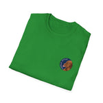 Vizsla Style - Vizsla Dad & Puppy w/ Light Text T-Shirt
