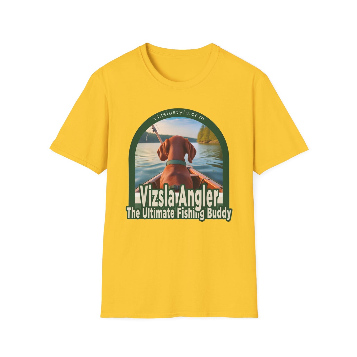 Vizsla Angler, The Ultimate Fishing Buddy! t-shirt