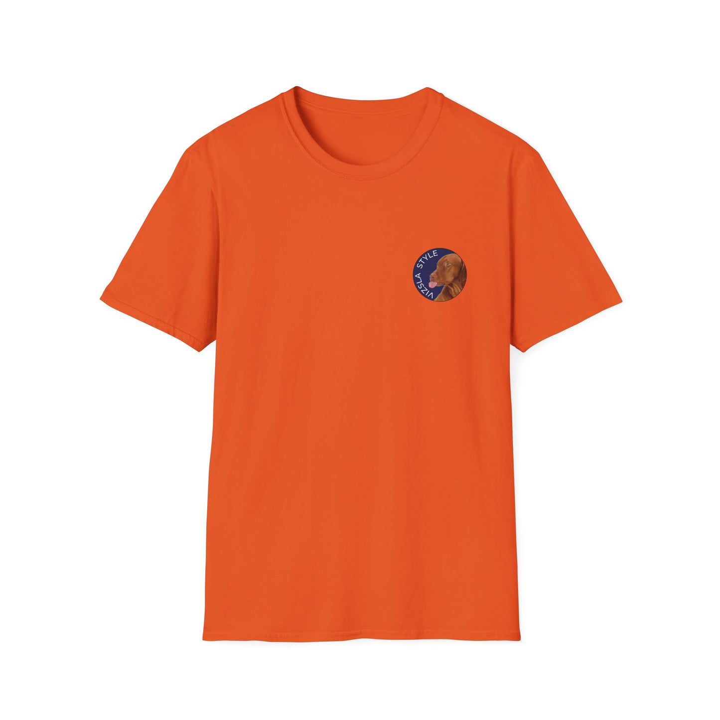 Vizsla Style Puppy w/ Light Text T-Shirt - 2 - Sided