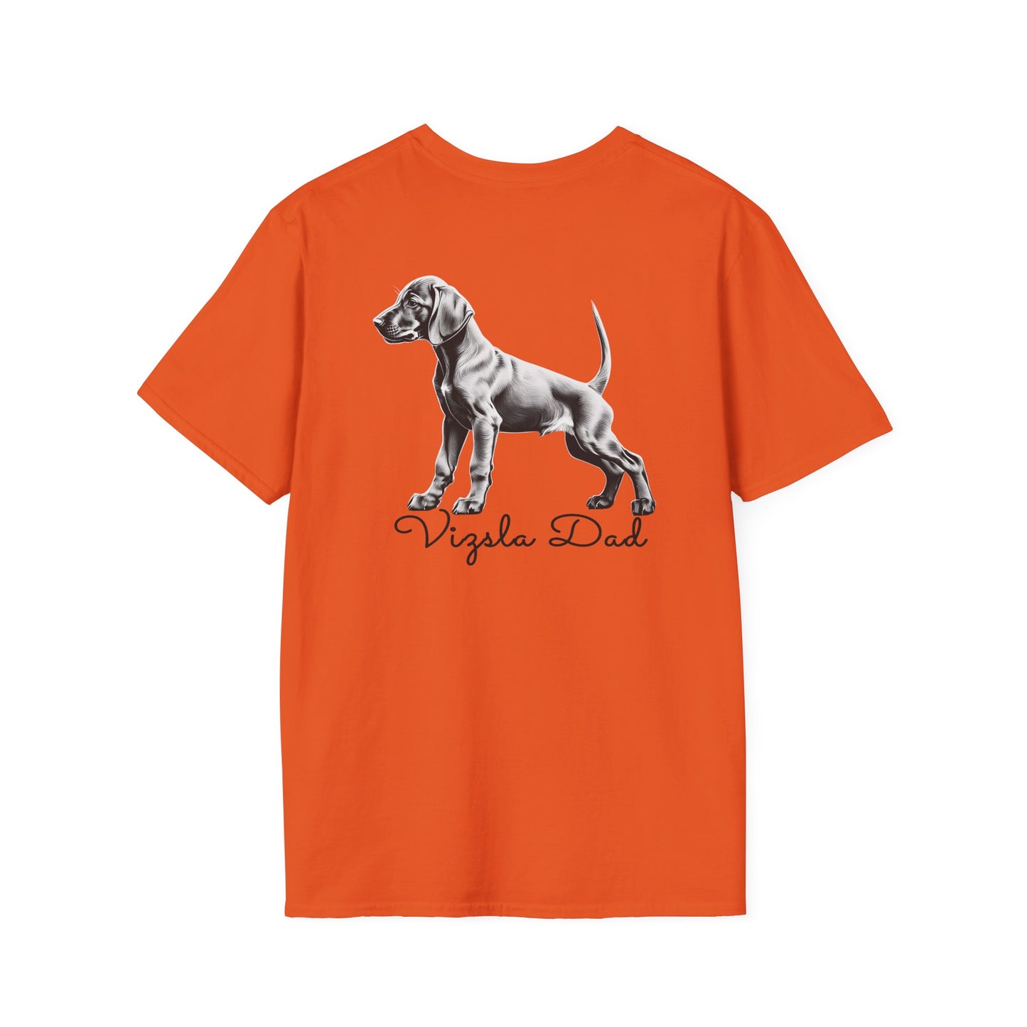 Vizsla Style - Vizsla Dad & Puppy w/ Dark Text T-Shirt