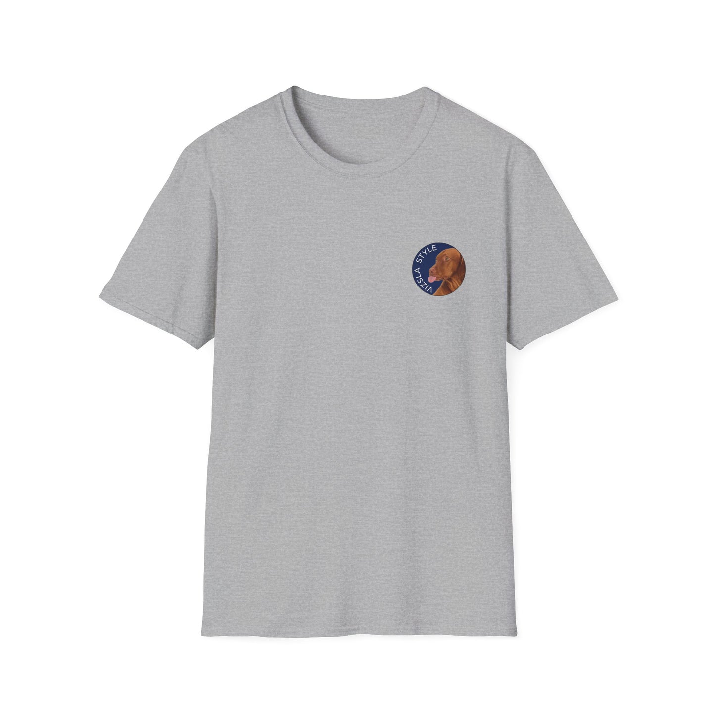 Vizsla Style - Vizsla Dad & Puppy w/ Dark Text T-Shirt