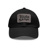 Vizsla Style Leather Patch Dad Hat, Custom Dog Hat, Pet Lover Gift, Outdoor Cap, Adjustable Baseball Hat, Unique Father's Day Gift, Mom Hat