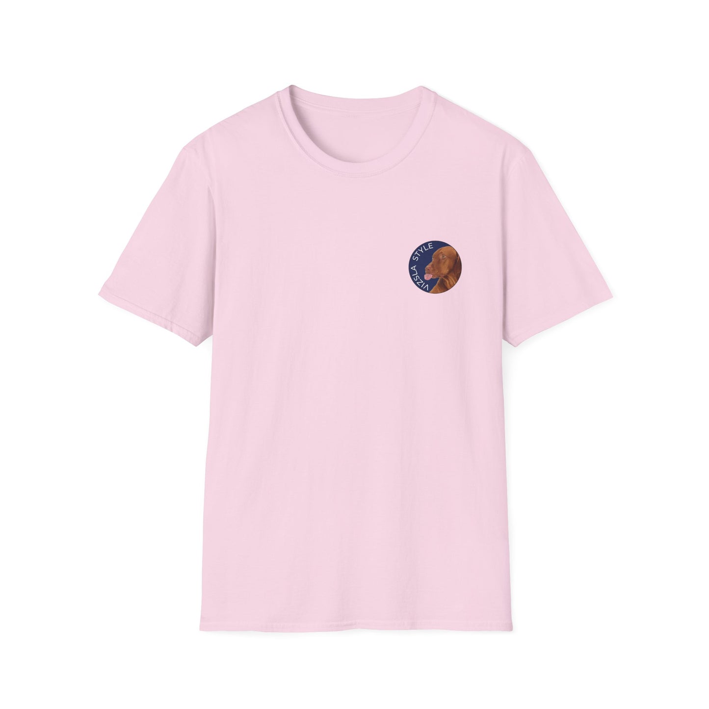 Vizsla Style - Vizsla Dad & Puppy w/ Dark Text T-Shirt