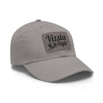 Vizsla Style Leather Patch Dad Hat, Custom Dog Hat, Pet Lover Gift, Outdoor Cap, Adjustable Baseball Hat, Unique Father's Day Gift, Mom Hat