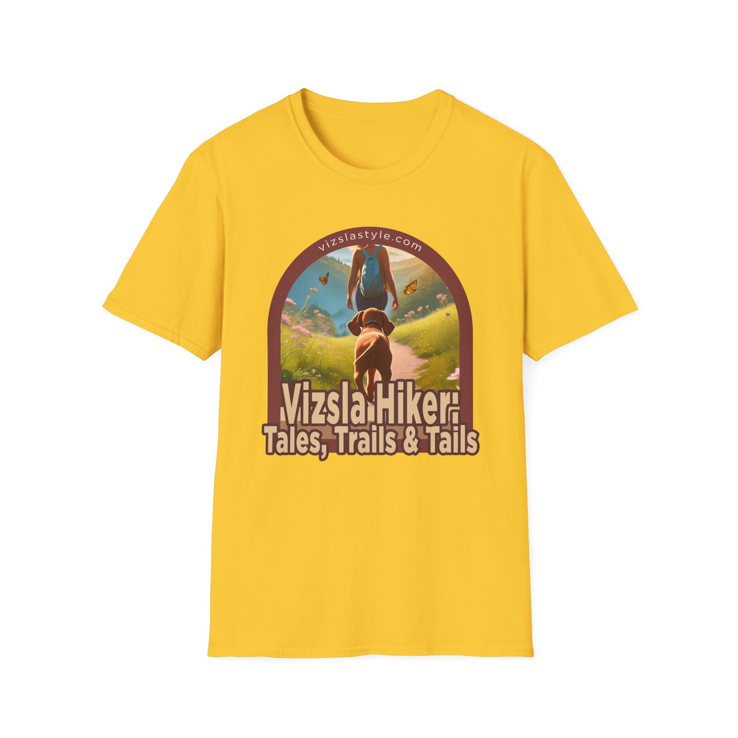 Vizsla Hiker: Tales, Trails & Tails w/ Hiker t-shirt