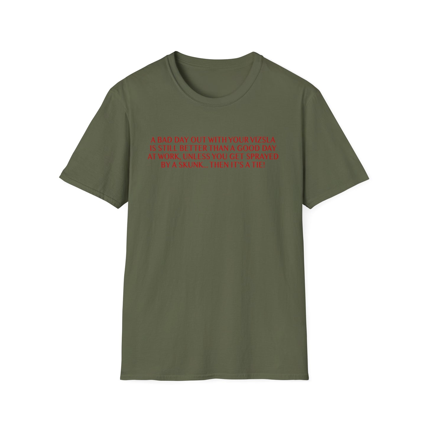 Funny Vizsla T-Shirt - A Bad Day Out Design