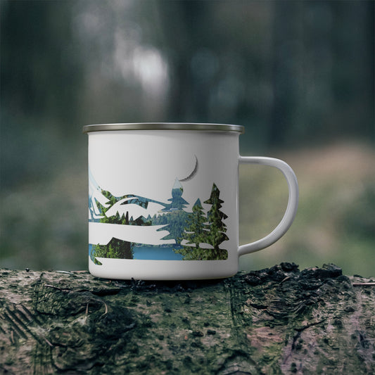 Going Norther Outdoors Enamel Mug