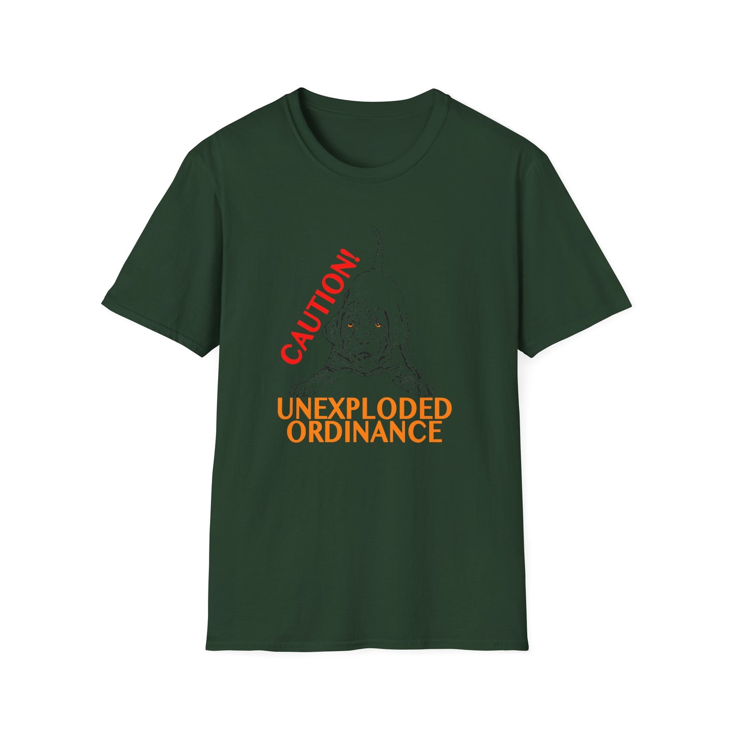 Vizsla Puppy 'Caution! Unexploded Ordinance' T-Shirt