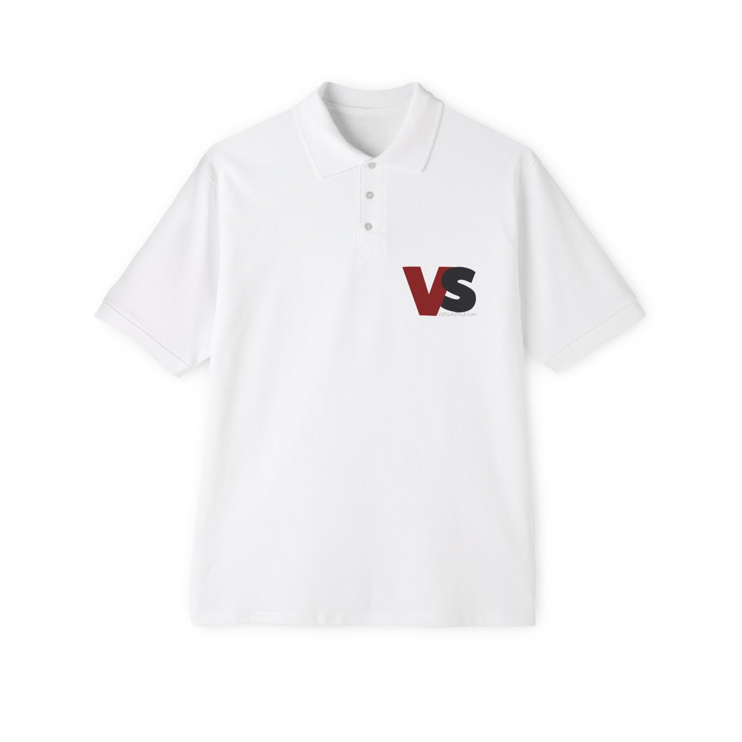 Men's Polo with VS - VizslaStyle Logo Chest Patch