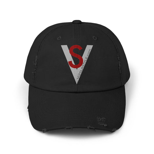 Distressed Logo Cap — VS - VizslaStyle Vintage Monogram Hat