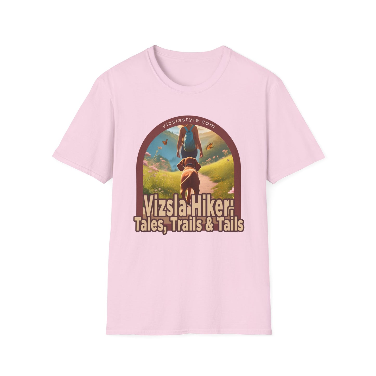 Vizsla Hiker: Tales, Trails & Tails w/ Hiker t-shirt