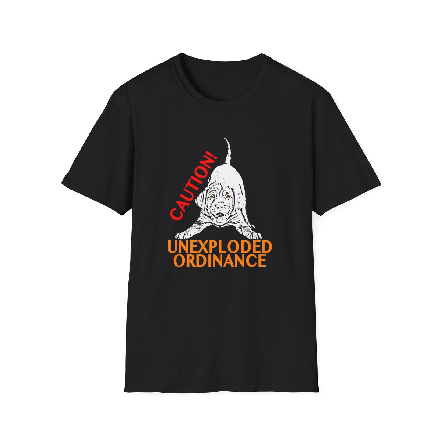 Vizsla Puppy 'Caution! Unexploded Ordinance' T-Shirt