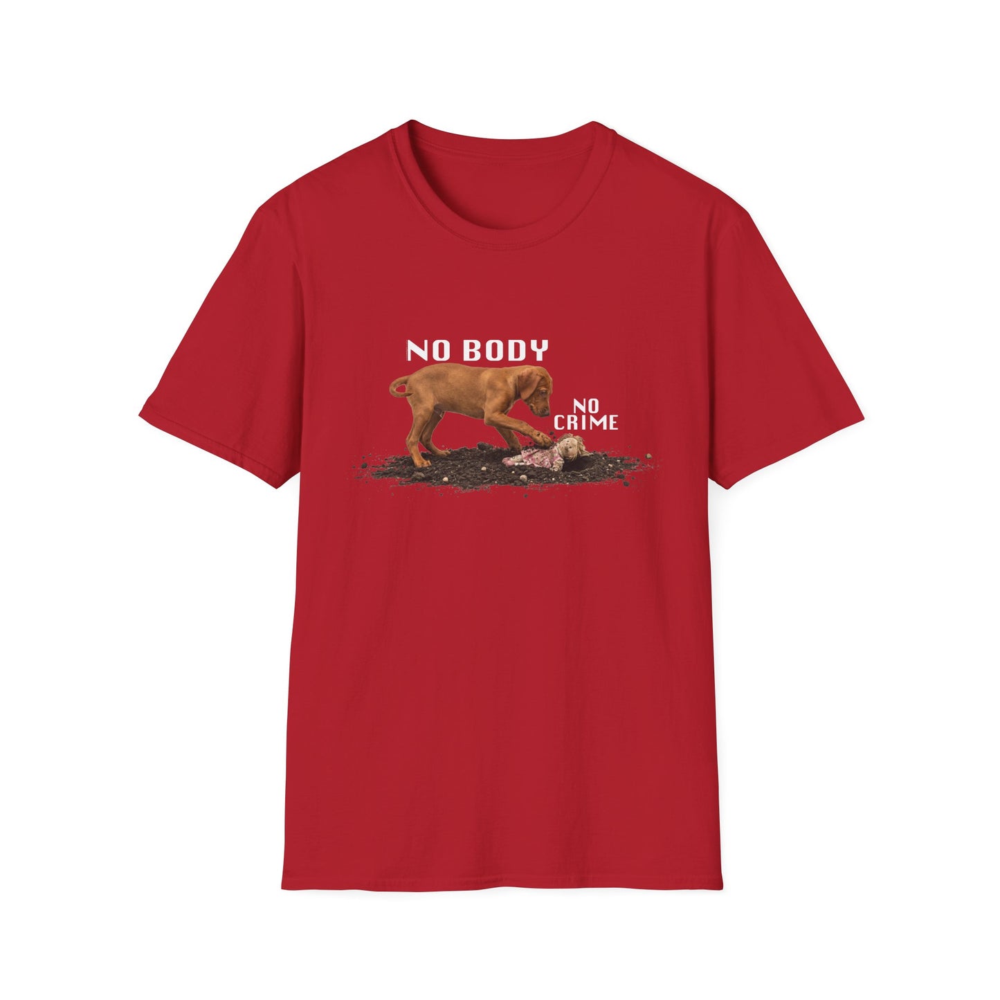 Vizsla Puppy 'No Body No Crime' T-Shirt