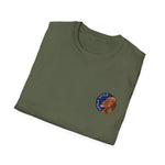 Vizsla Style - Vizsla Dad & Puppy w/ Light Text T-Shirt