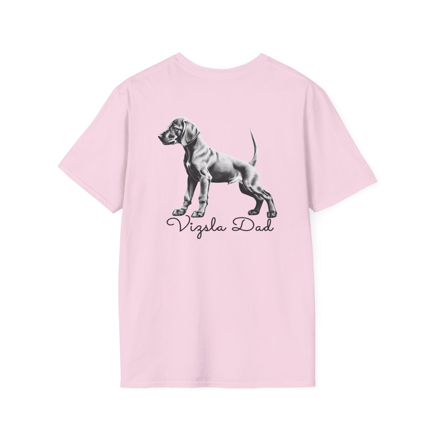 Vizsla Style - Vizsla Dad & Puppy w/ Dark Text T-Shirt