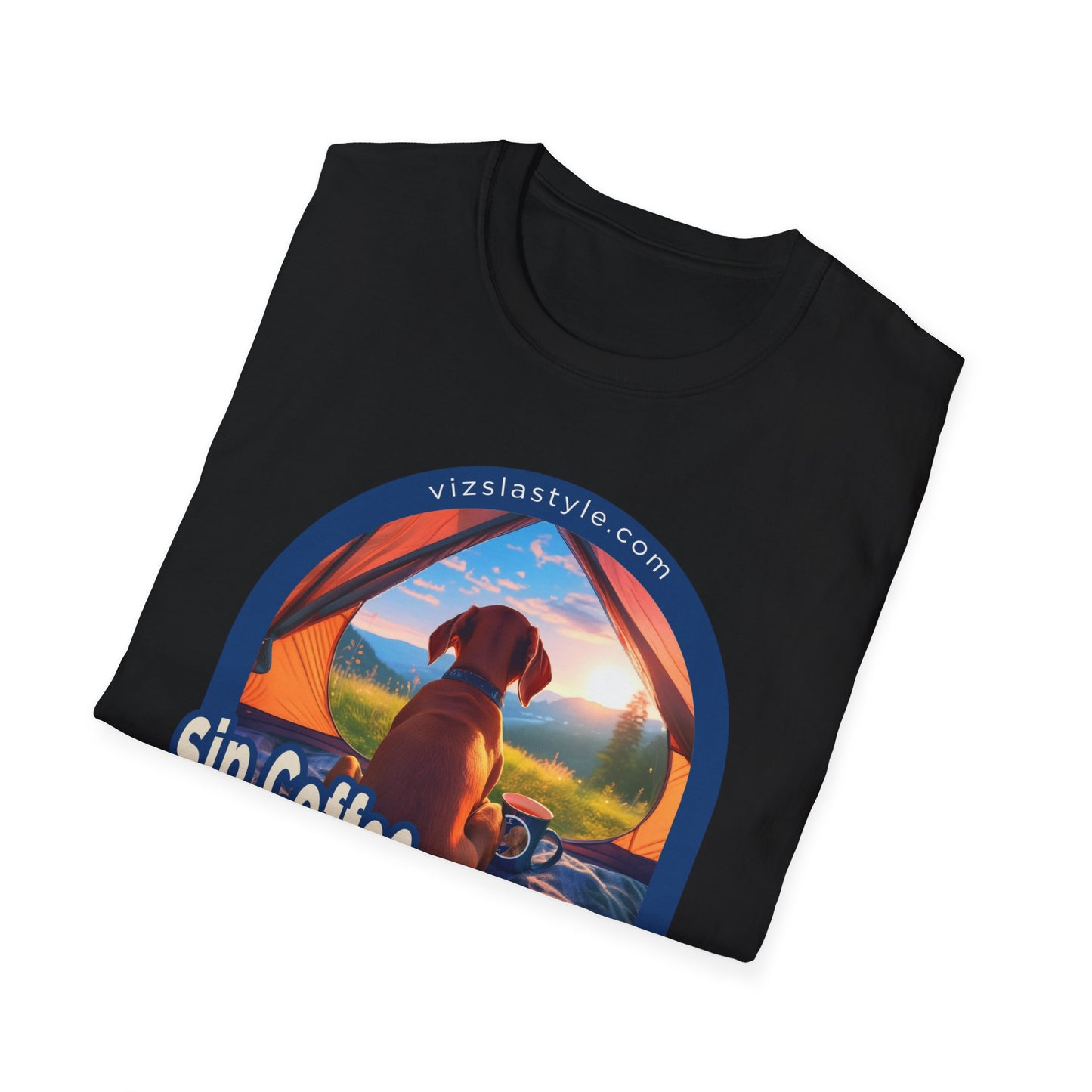 Sip Coffee, Hug Vizsla, Repeat! t-shirt