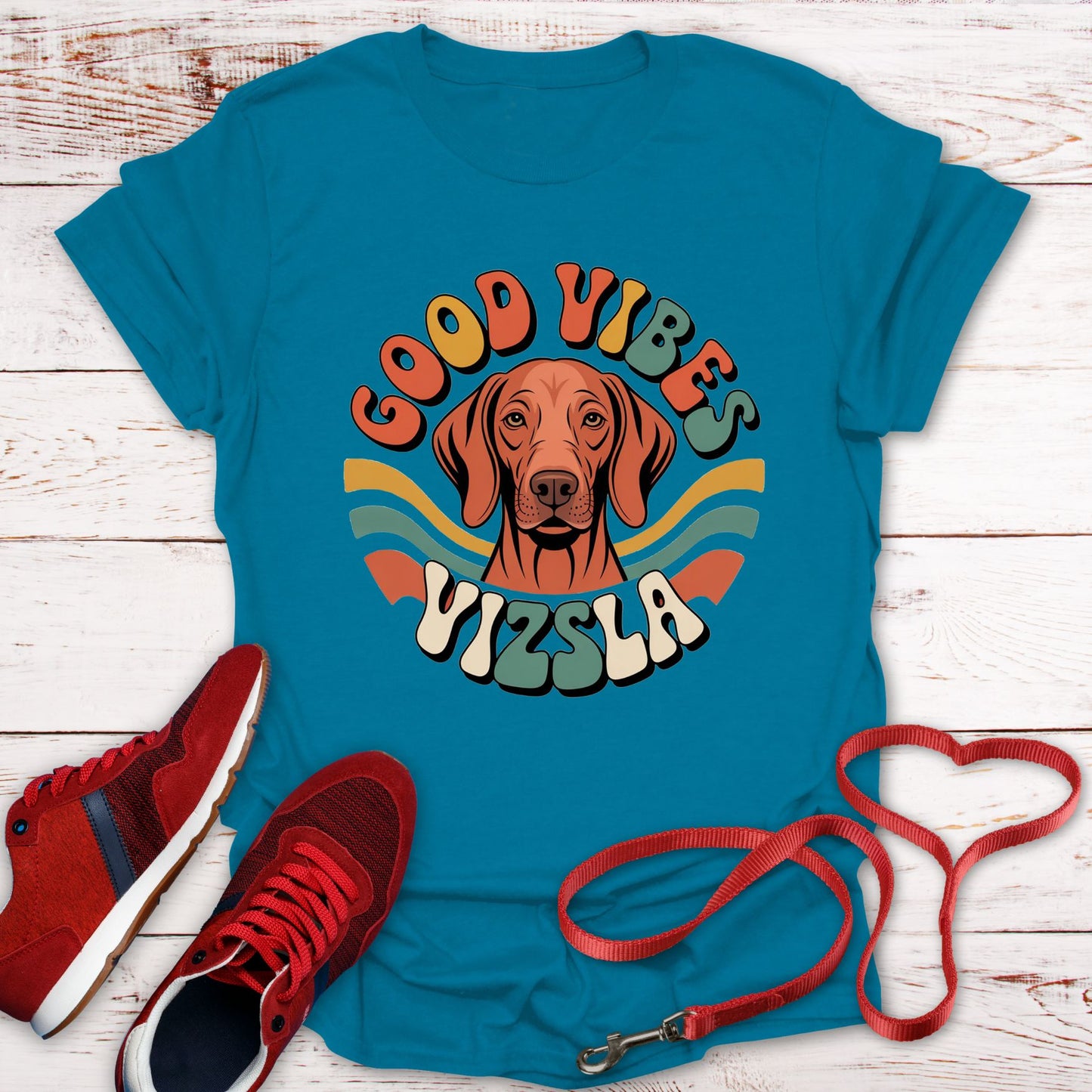Good Vibes: That Cool Vizsla Look T-Shirt