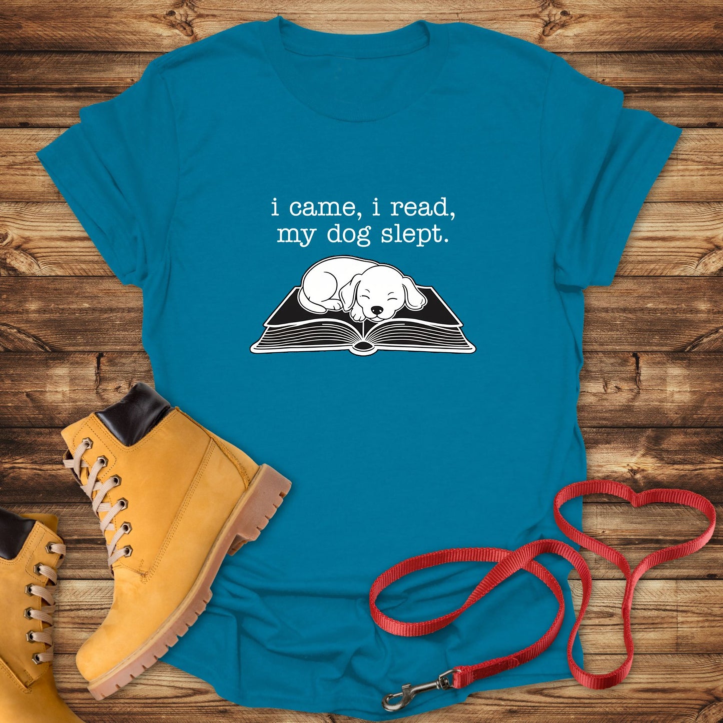 I Came, I Read, My Dog Slept Tee