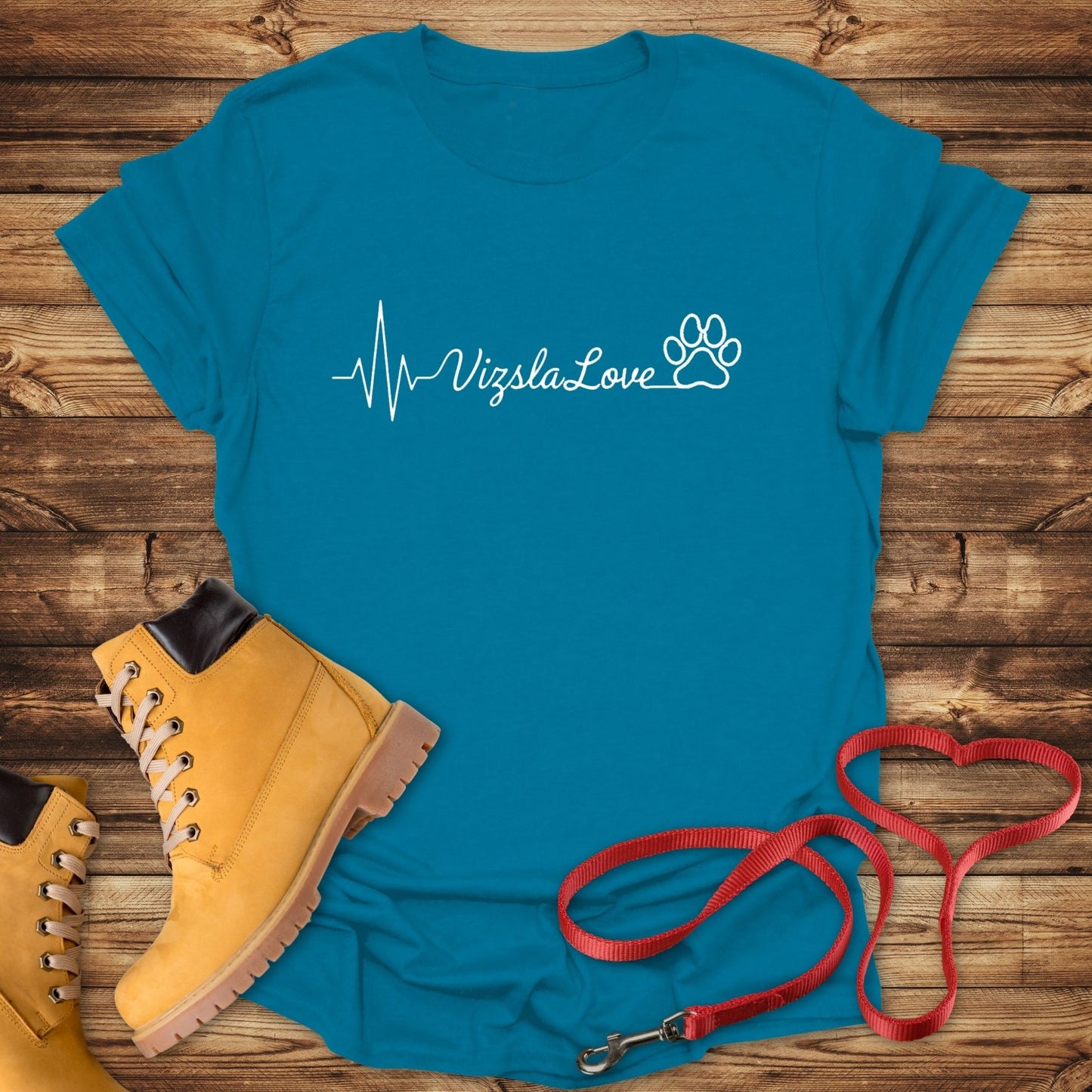 My Heart Beats With Vizsla Love - T-Shirt