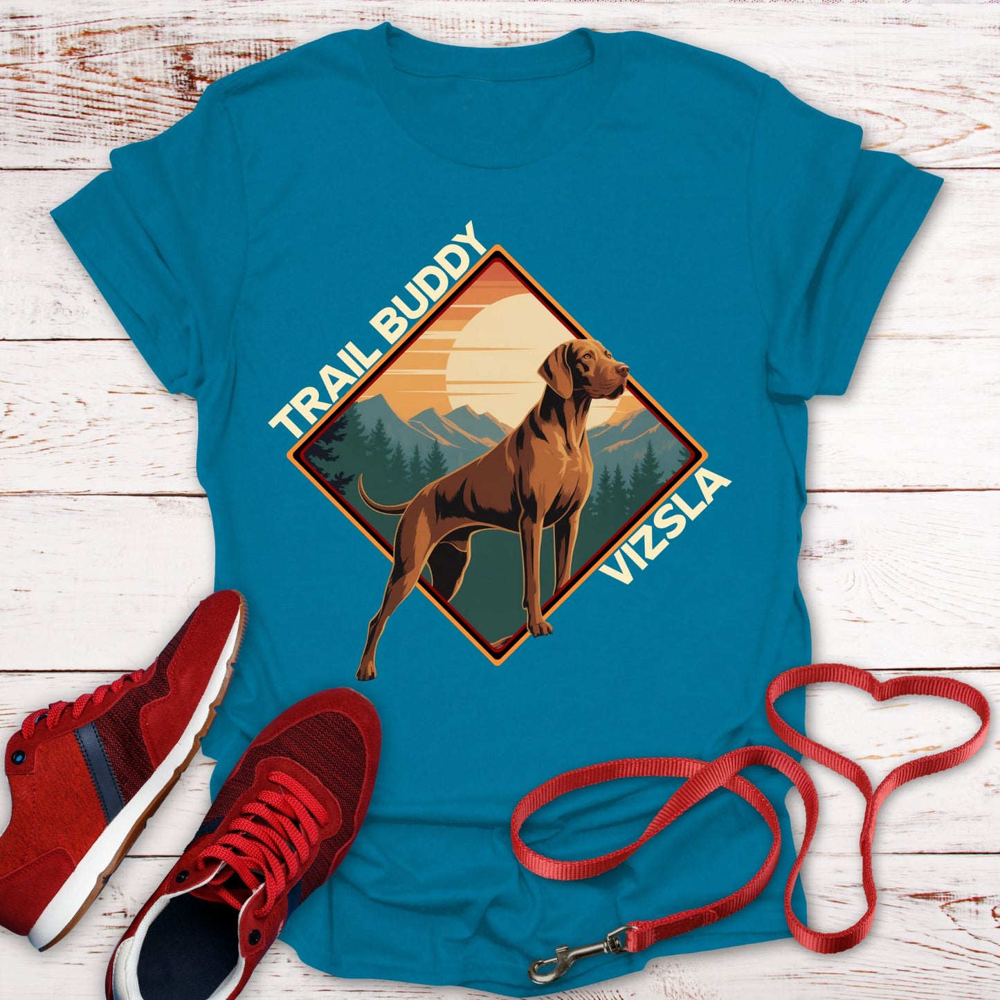 Trail Buddy Vizsla: Proud, Loyal, and Majestic