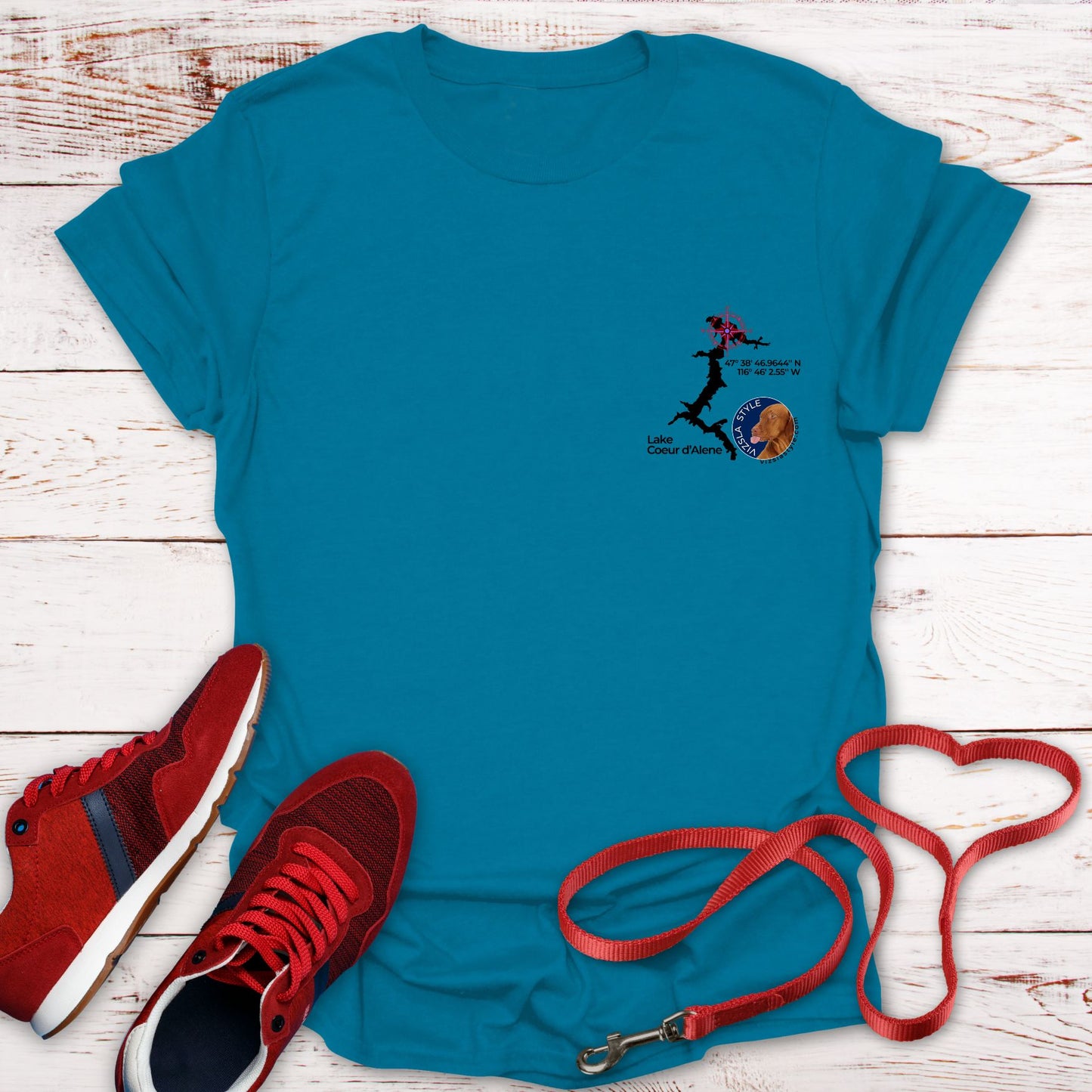 Lake CDA - Vizsla Style All Around Sports T-shirt