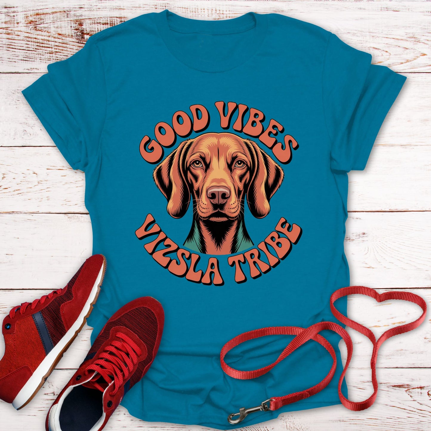 Good Vibes & Vizsla Tribe: Vintage Style Tee