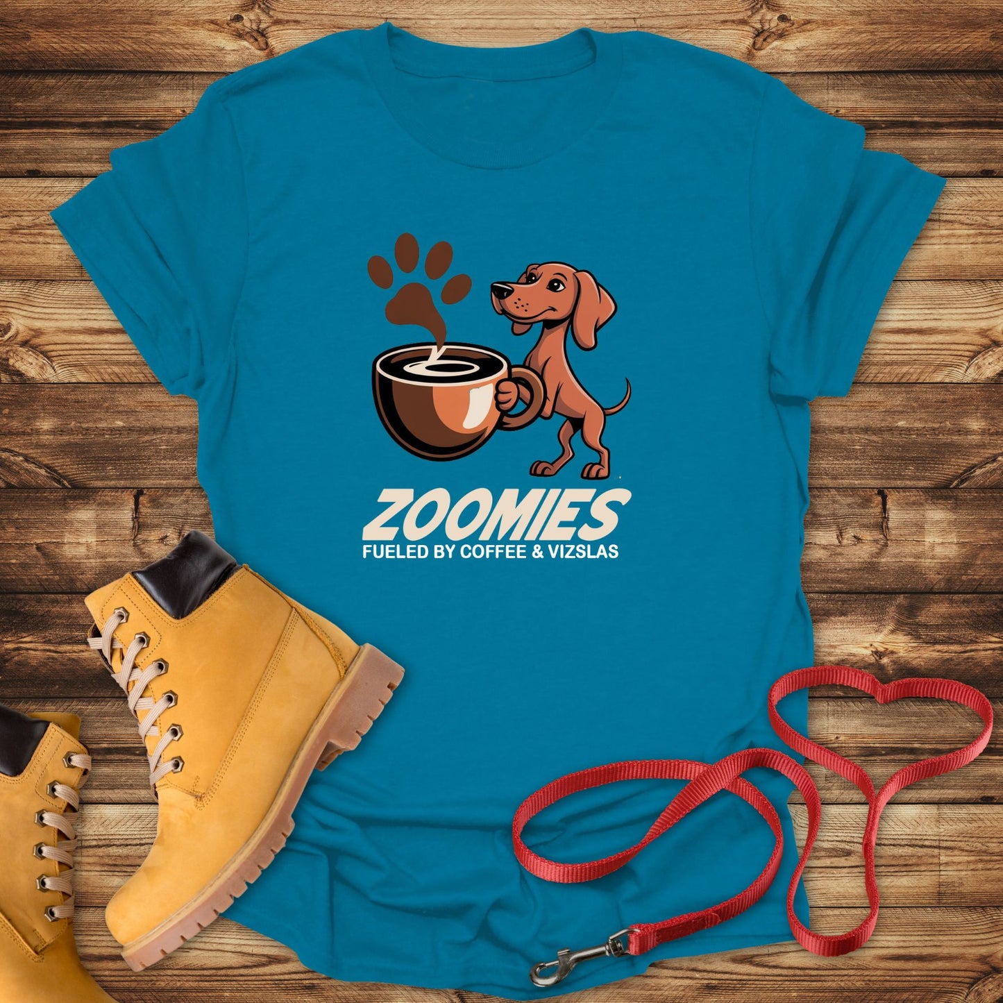 Zoomies: Fueled by Coffee and Vizsla Energy