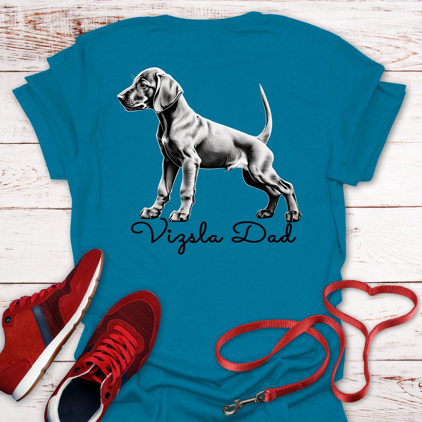 Vizsla Style - Vizsla Dad & Puppy T-Shirt