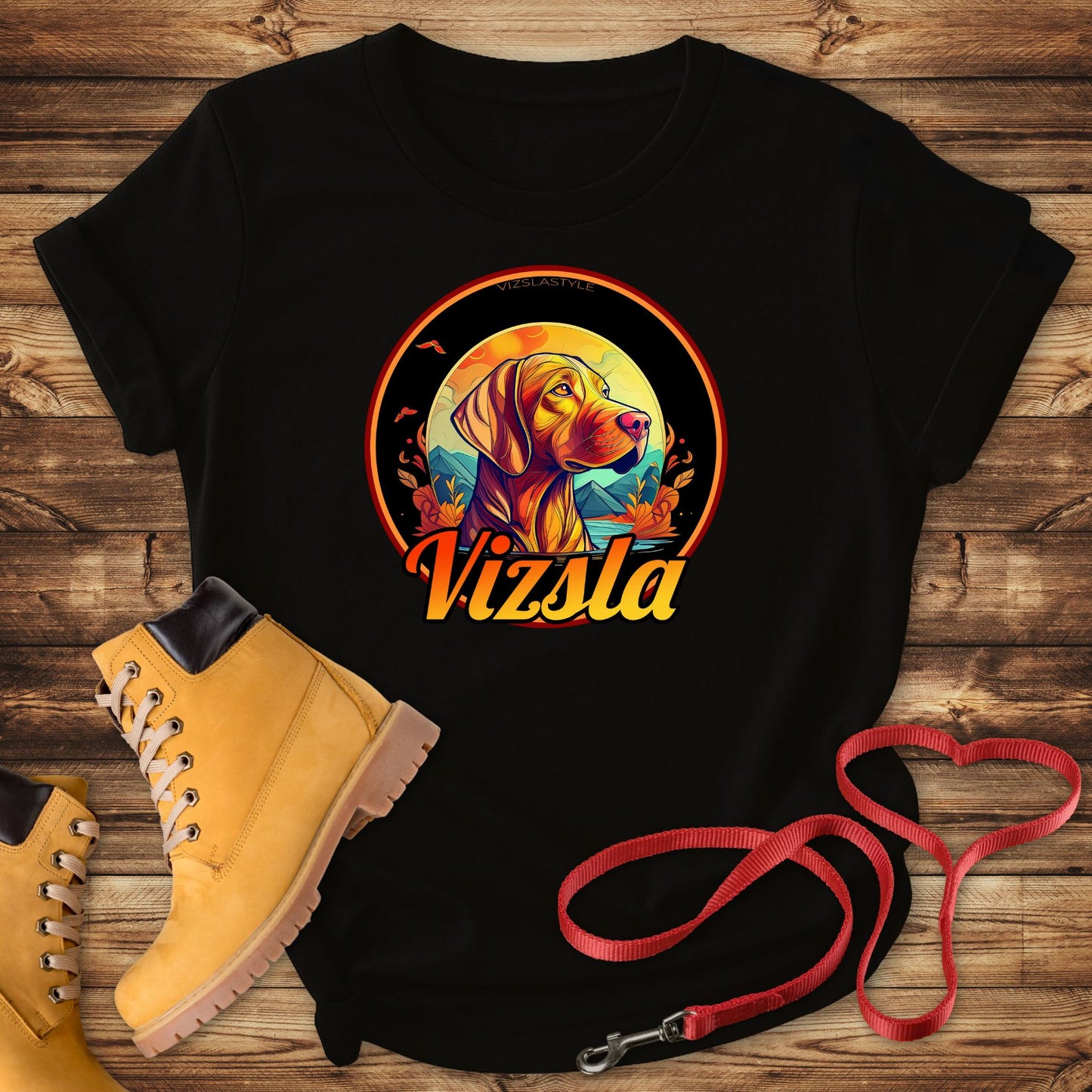 Vizsla: Majestic Fall Colors, Proud Mountain Dog