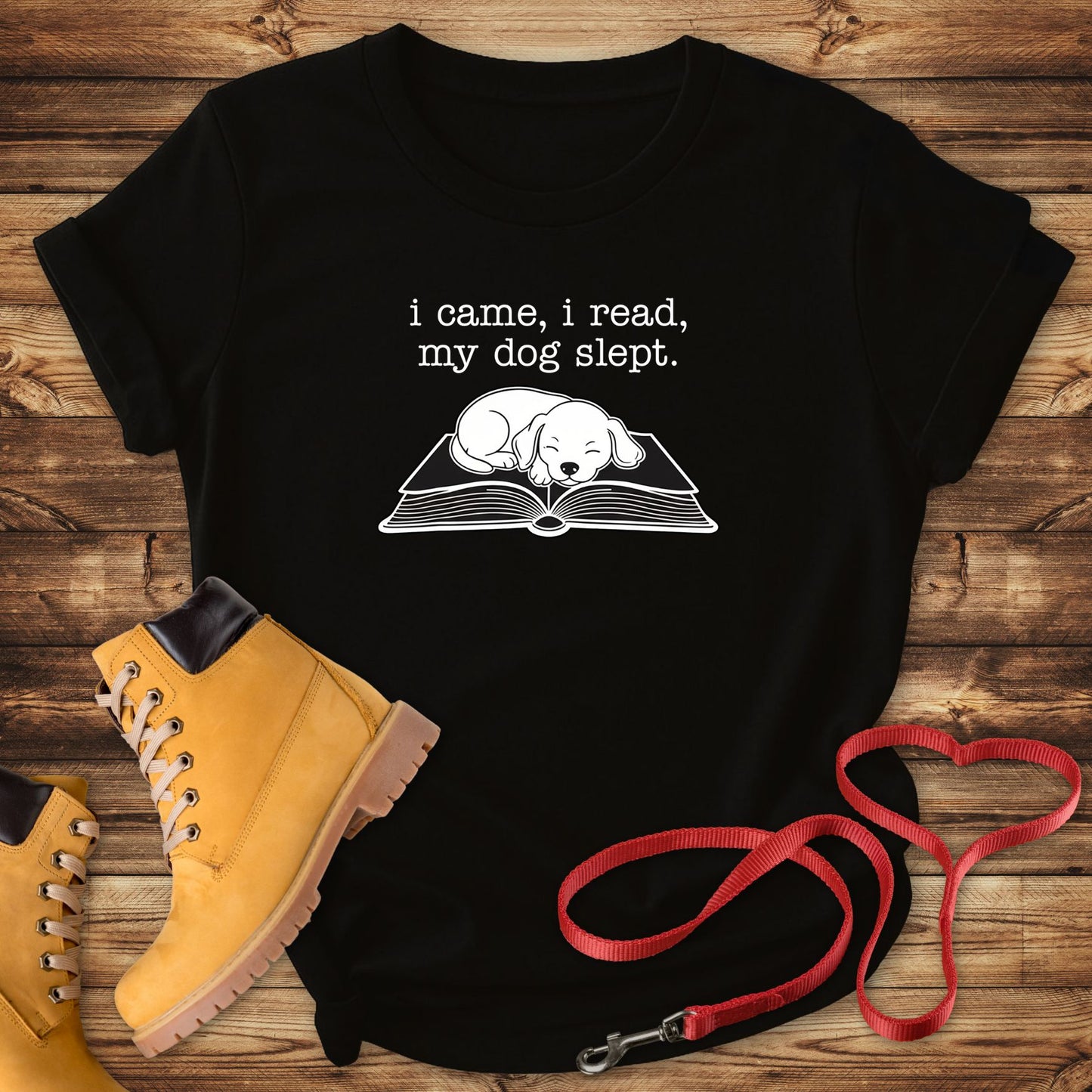 I Came, I Read, My Dog Slept Tee