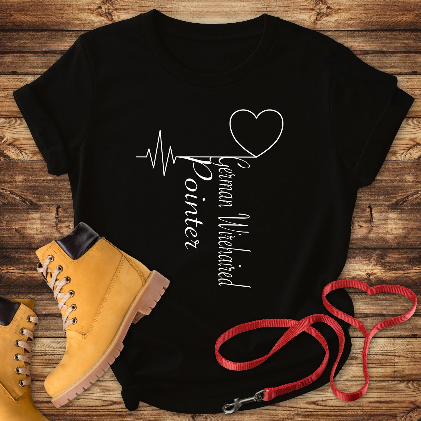 German Wirehaired Pointer Love: Heart Beats for Breed