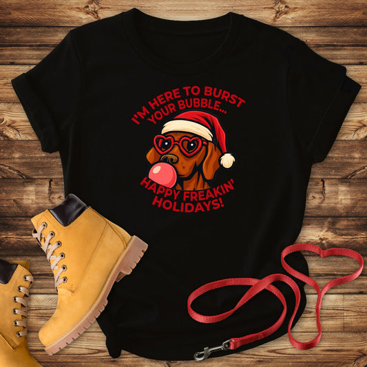 This Vizsla Bursts Your Holiday Bubble