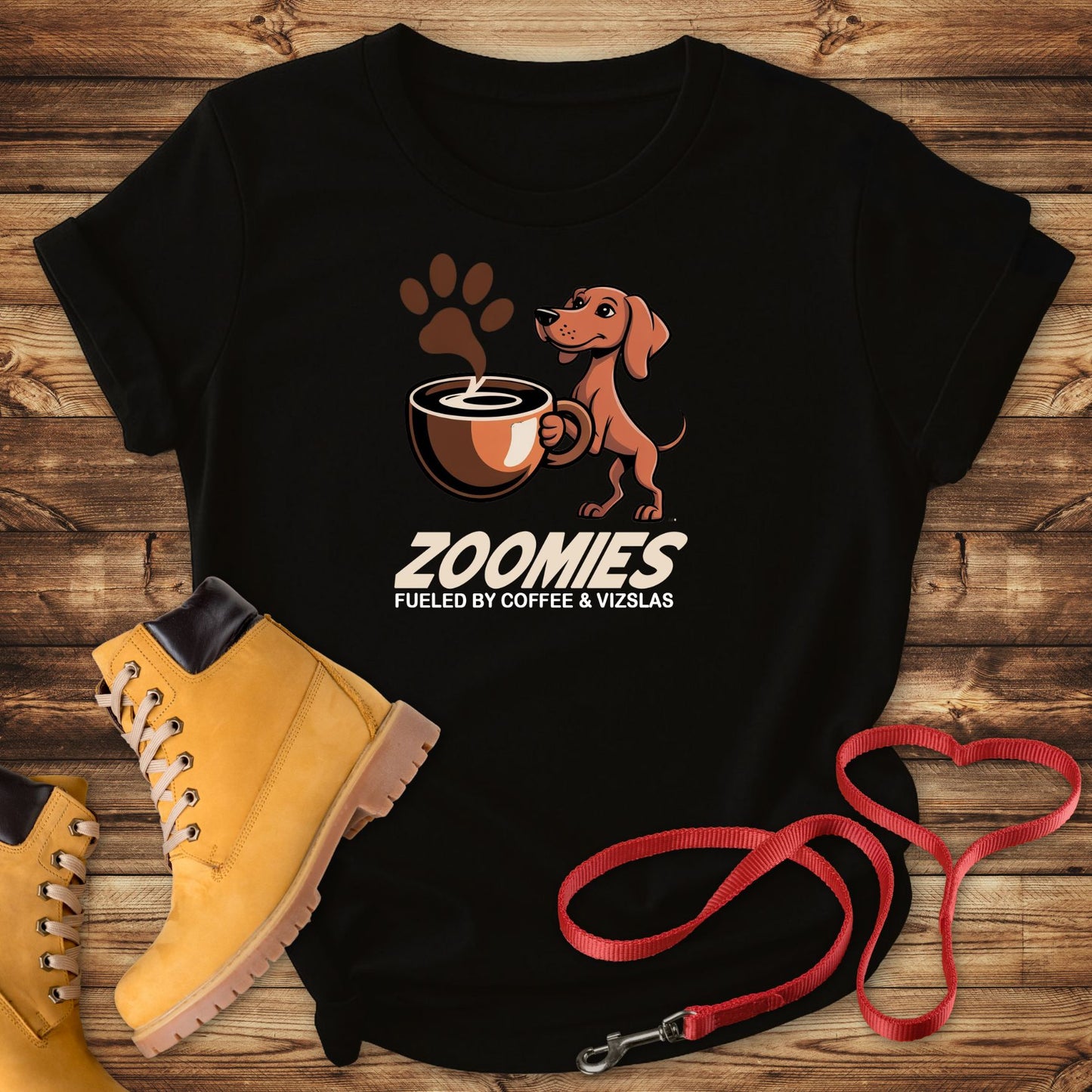 Zoomies: Fueled by Coffee and Vizsla Energy