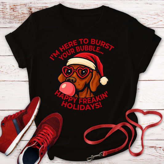 This Vizsla Bursts Your Holiday Bubble