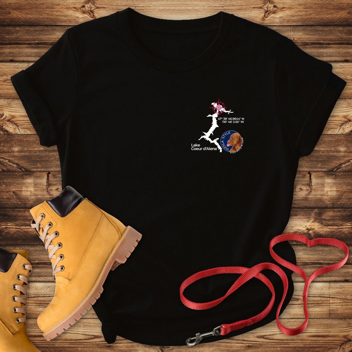 Lake CDA - Vizsla Style All Around Sports T-shirt
