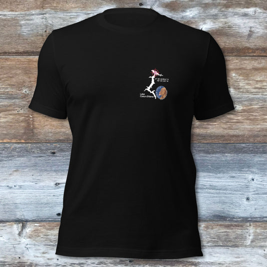 Lake CDA - Vizsla Style All Around Sports T-shirt (Lt Text)