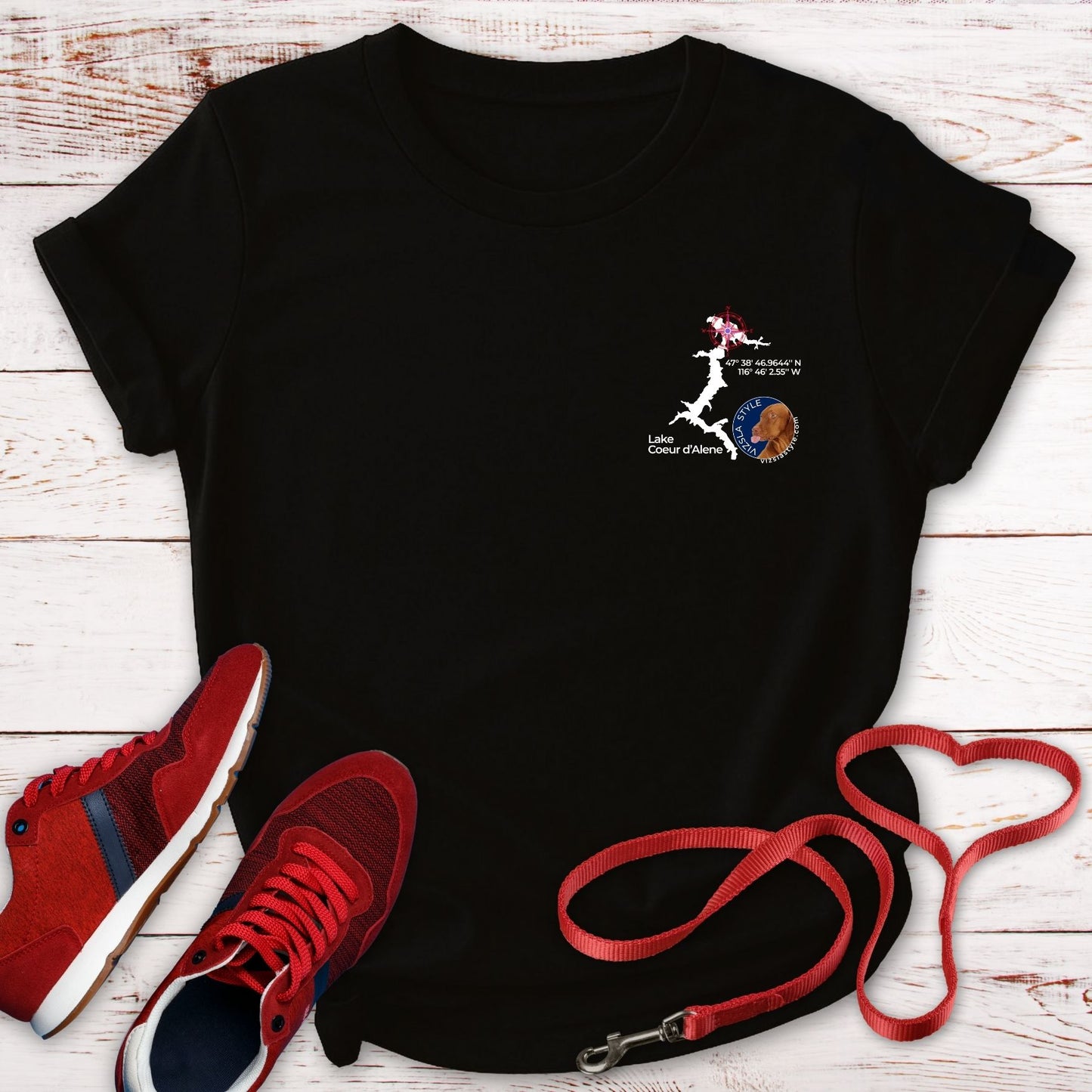 Lake CDA - Vizsla Style All Around Sports T-shirt