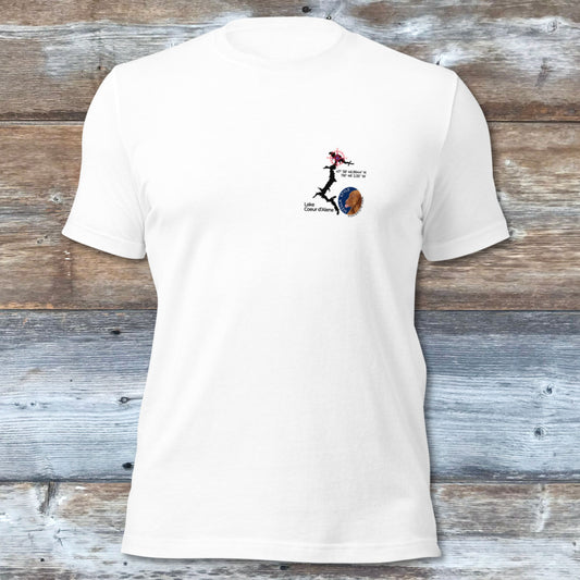 Lake CDA - Vizsla Style All Around Sports T-shirt (Dk Text)