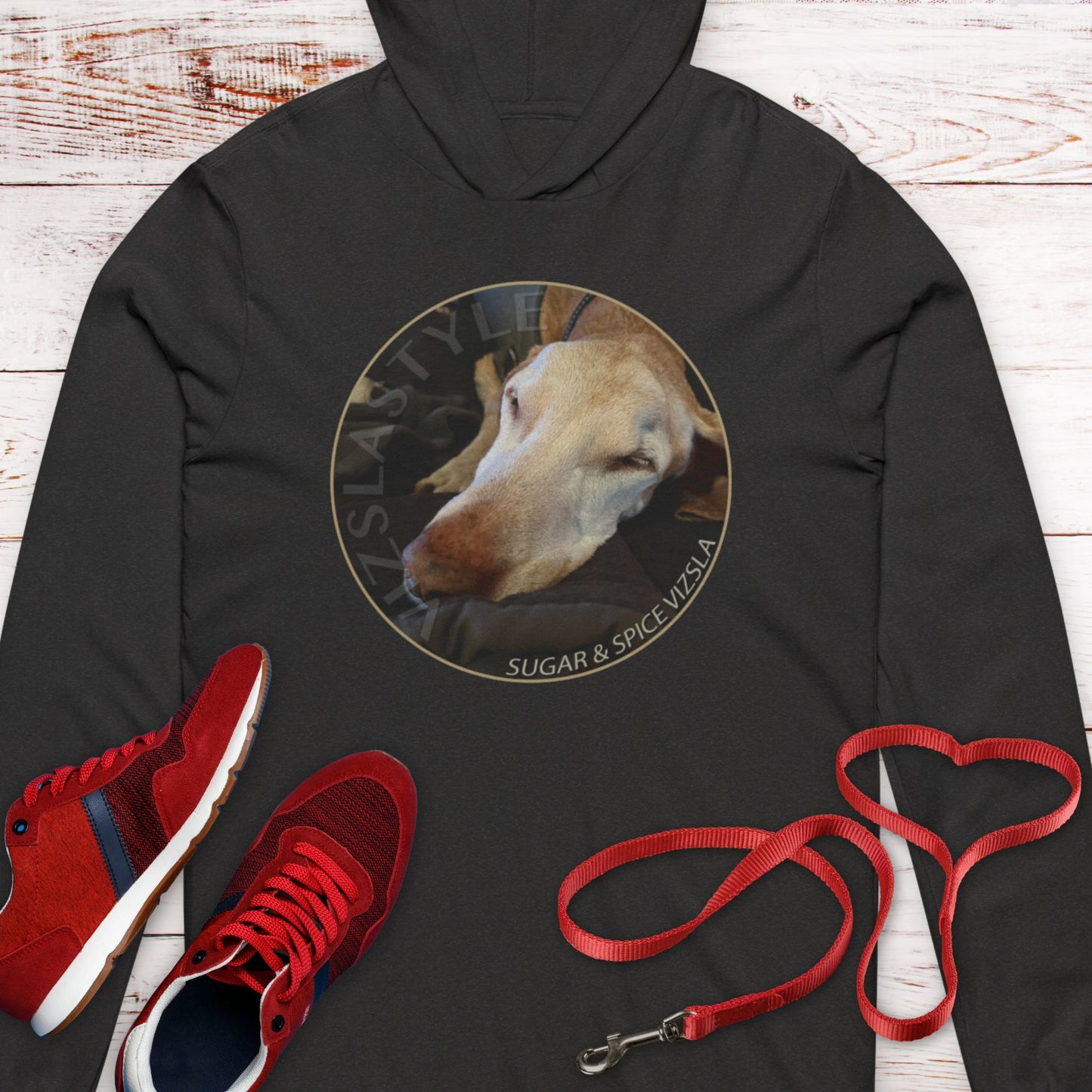 Sugar And Spice Vizsla  Hooded T-Shirt