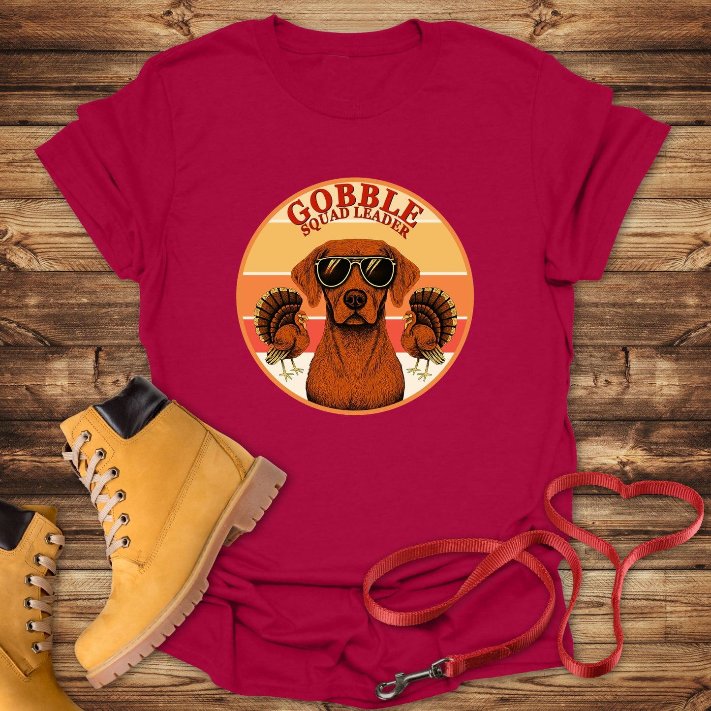 Gobble Squad Leader: Vizsla Thanksgiving Commander
