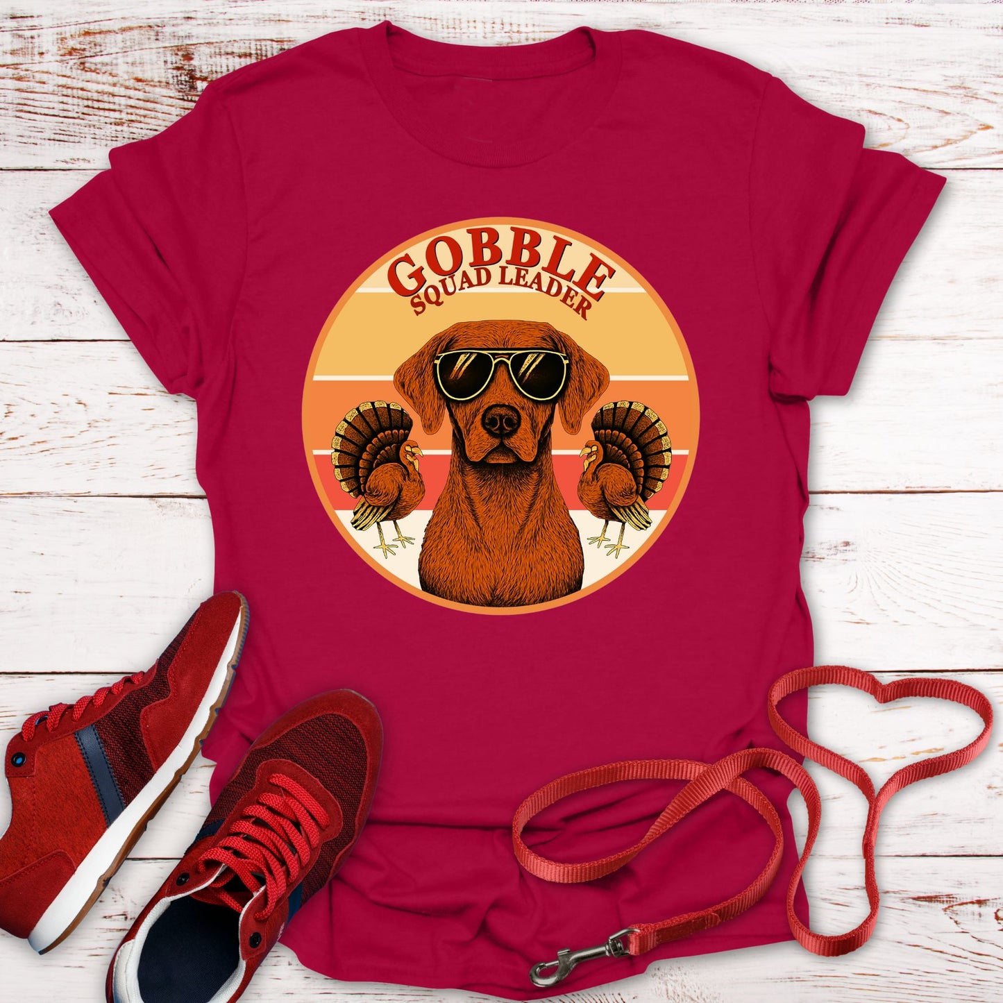 Gobble Squad Leader: Vizsla Thanksgiving Commander