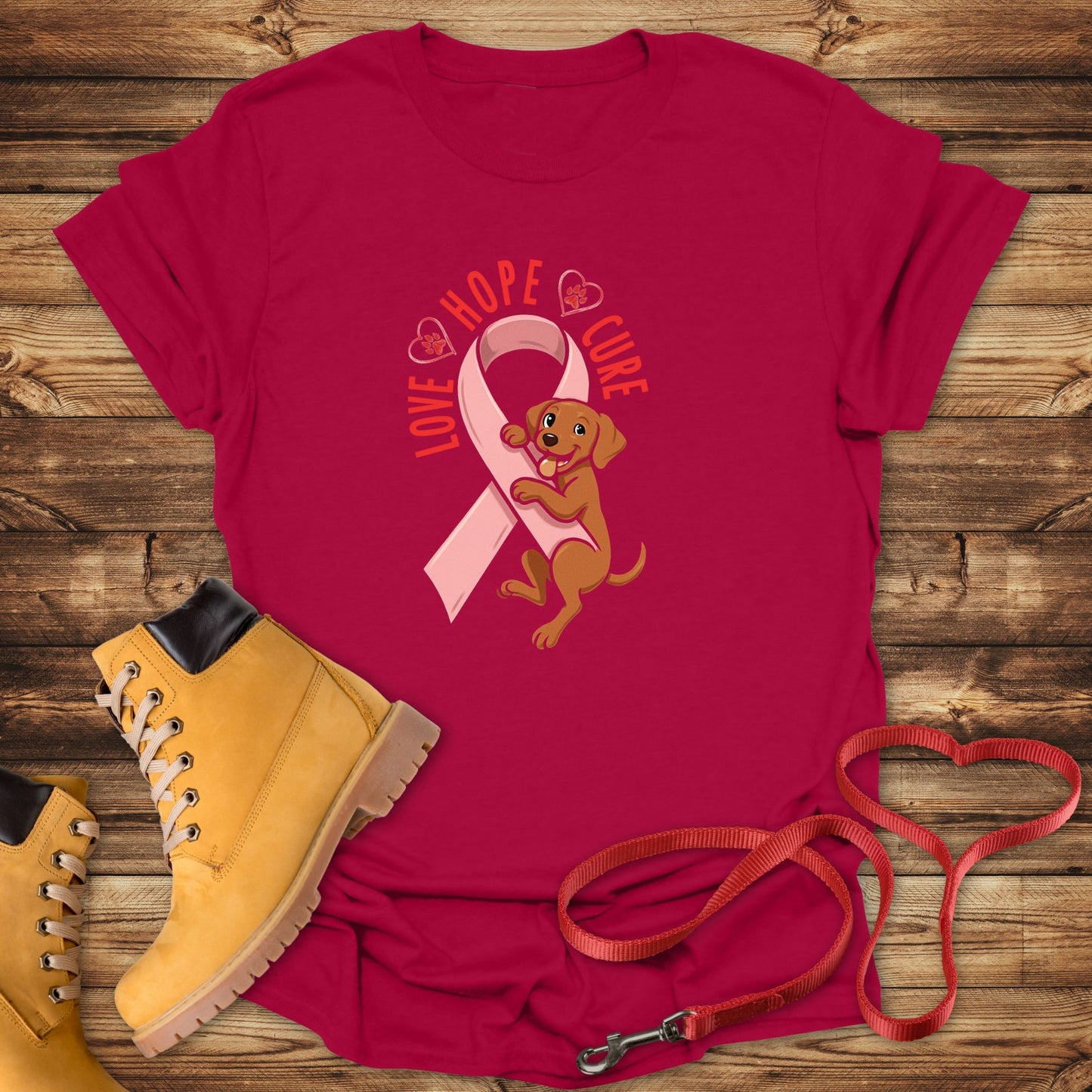 Hope, Love, and Vizsla Paws for the Cure