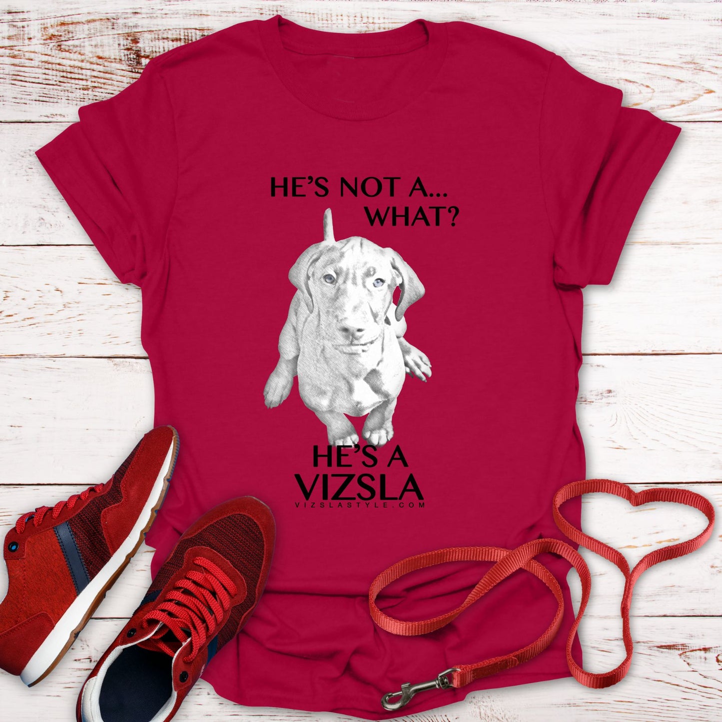 He's Not A What... He's A Vizsla - All Around Sports T-shirt