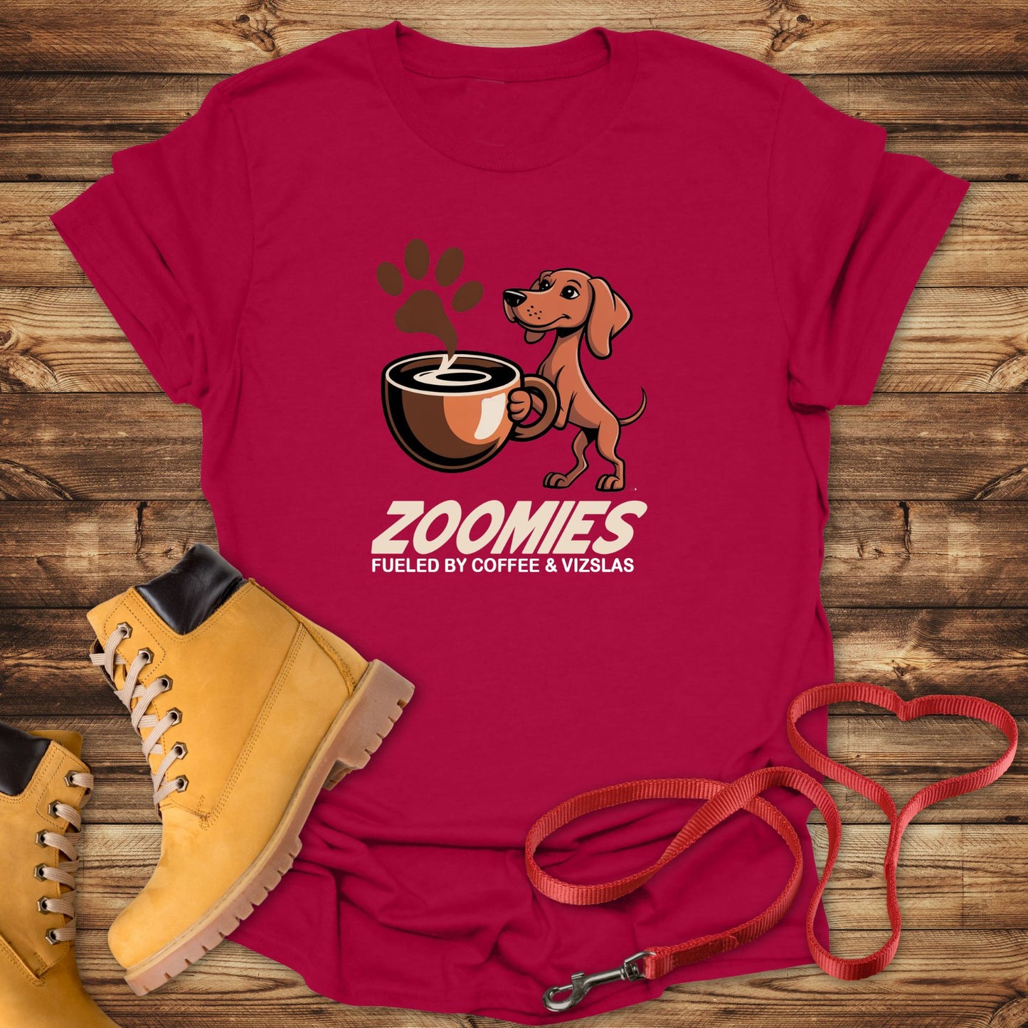 Zoomies: Fueled by Coffee and Vizsla Energy