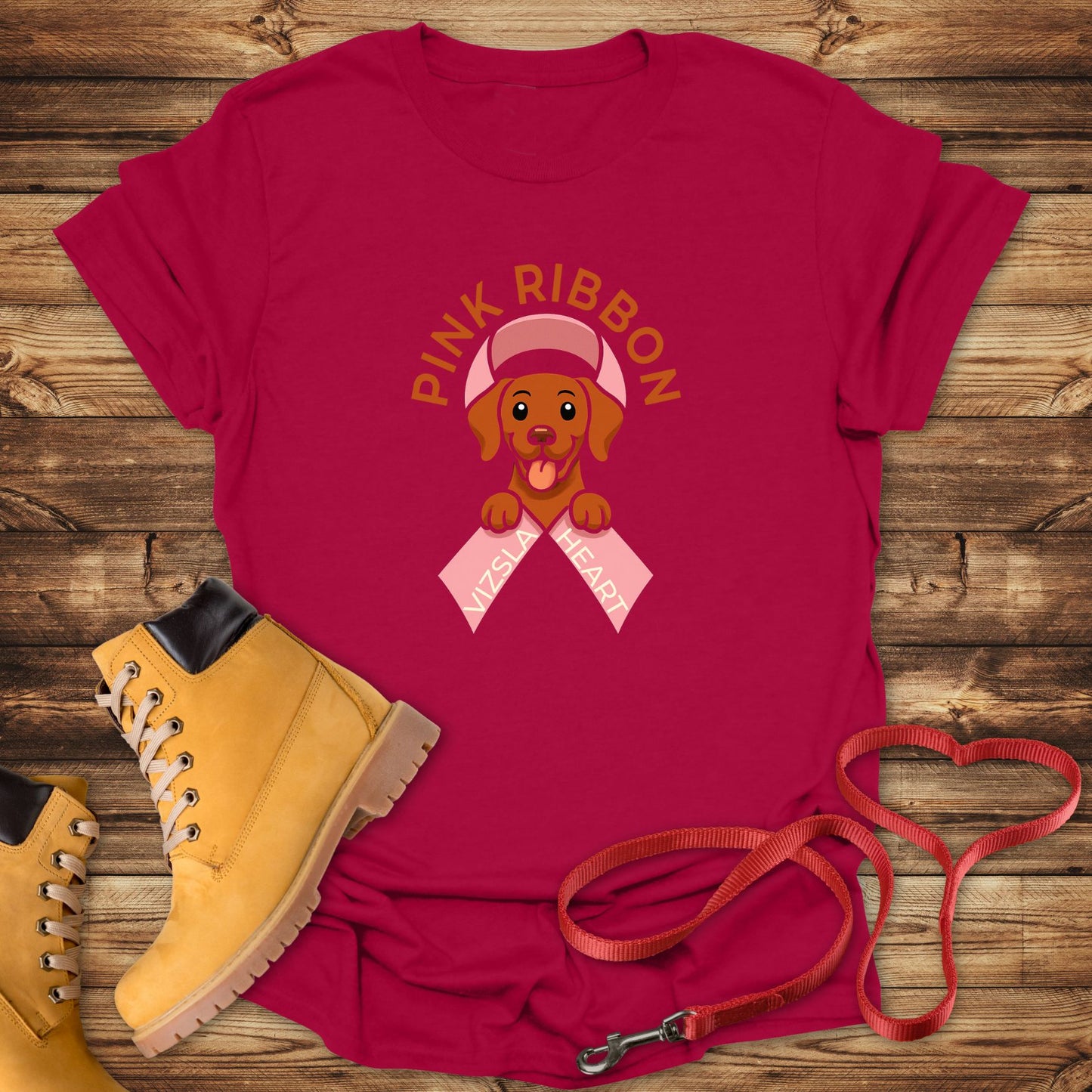 Pink Ribbon, Vizsla Heart: Fighting Together