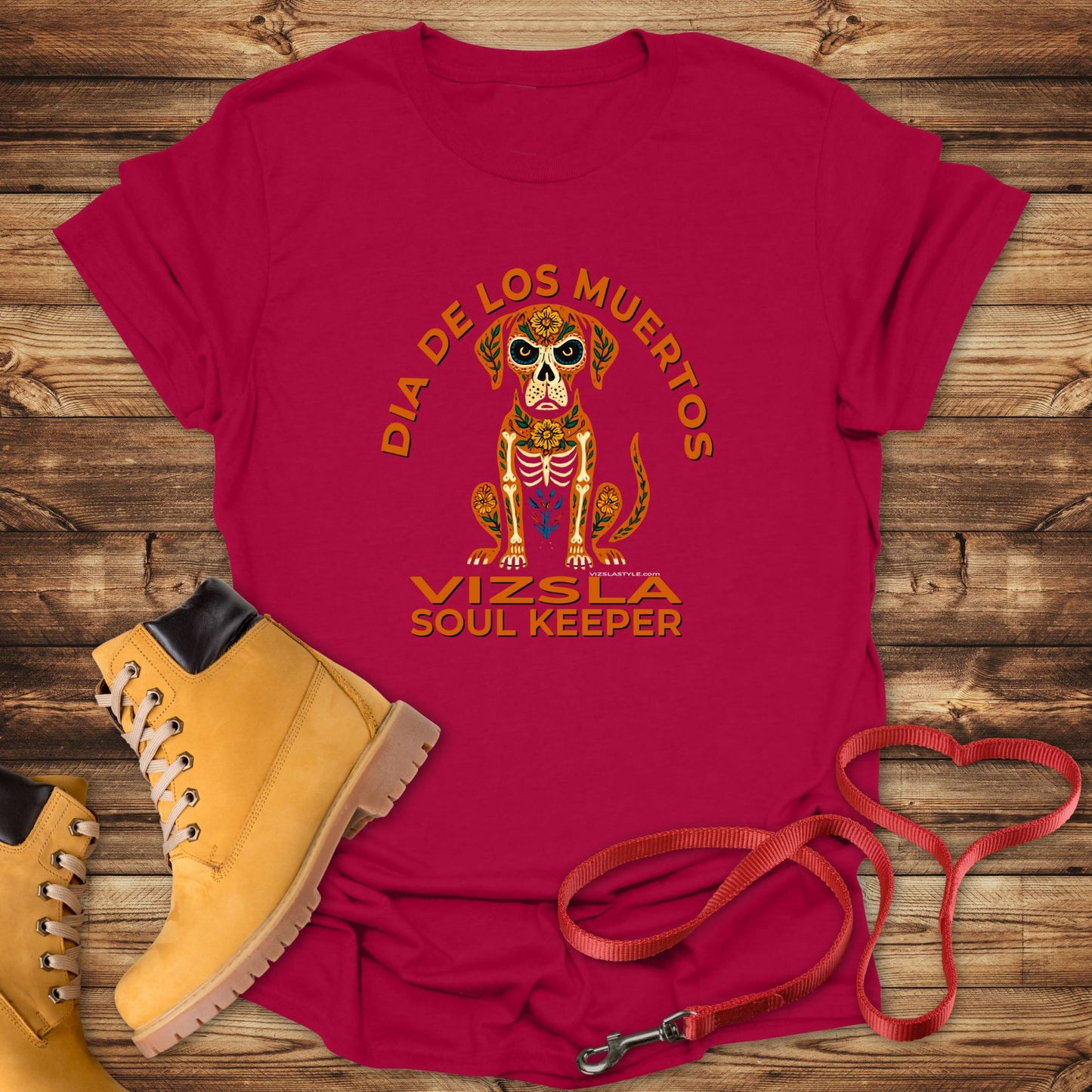 Día de Los Muertos Vizsla: Soul Keeper Tee