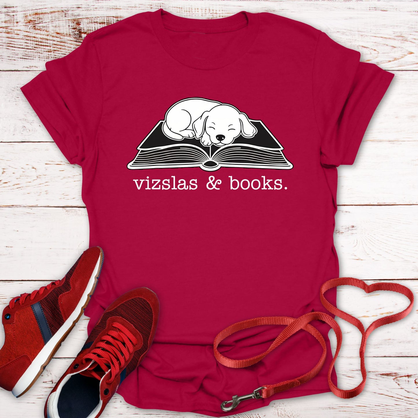 Vizslas and Books: The Perfect Cozy Retreat
